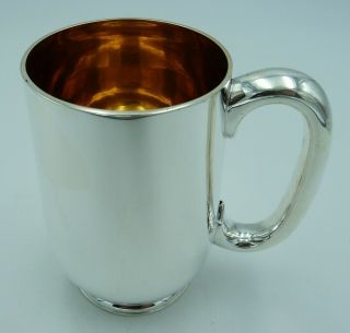Victorian Solid Silver Pint Mug (Cup,  Tankard) - 328g 3