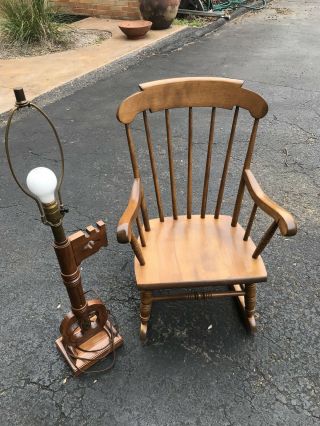 George Bent Vintage Maple Child’s Rocking Chair