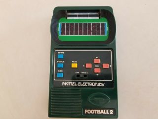 Mattel Classic Football 2 Vintage 1978 Handheld Electronic Game
