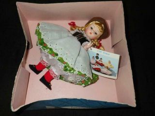Vintage Madame Alexander Doll,  Box Austria 598 Not Played With Dolls Toy