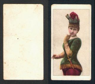 Rare Beauty: Chorus Girls: A.  T.  C.  Canada: Burdick C.  190: Tobacco Cigarette Card