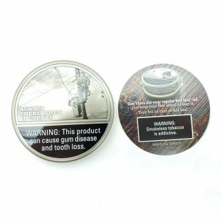 Red Seal Tobacco Limited Edition Metal Lid Tin " Always There When It Counts”
