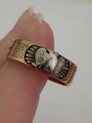 Rare Antique 14kt 32nd Degree Mason Ring & Rare Antique Masonic Watch Fob