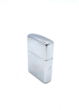 Vintage Silver Chromed Zippo Lighter In.  Perfectly