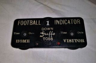 Vintage Bakelite Griffo Football Indicator / Counter / Down Referee Linemen