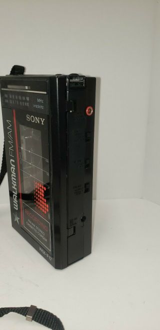 Vintage Sony Walkman Cassette Player Fm Radio WM - F17 3