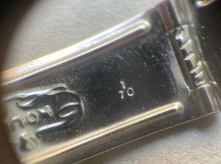 1970 ' s Vintage Rolex 7835 Folded Link 19mm Bracelet 6239 6241 6263 6265 3