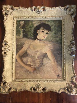 Vintage Lajeune Ballerina Framed Print By Artist Cherry Huldah