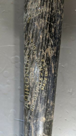 Vintage Larry Doby 33” Wood Baseball Bat (black) Adirondack 302 Personal Model