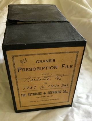Vintage Narcotic Prescriptions C.  1937 - 1940 - Paper Ephemera - In Crane 
