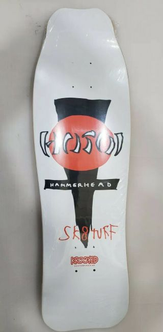 2003 Hosoi Hammerhead Skateboard Krooked Gonz Vintage Rare Nos