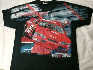 Vintage Chase Authentic Nascar Dale Earnhardt Jr.  Xl All - Over Print Shirt Racing
