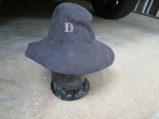 Antique Civil War /indian War Us/cs Soldier Felt? Slouch Hat W/ 