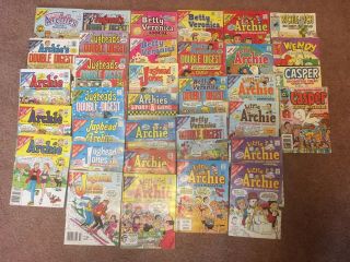 Vintage Archie,  Jughead,  Betty And Veronica Digest,  Casper And Windy 34 Total