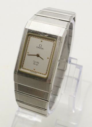 Rare Vintage Omega De Ville Design Wrist Men 