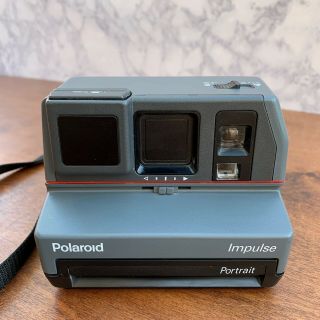 Vintage Polaroid Impulse 600 Plus Instant Film Camera With Strap,  & 2
