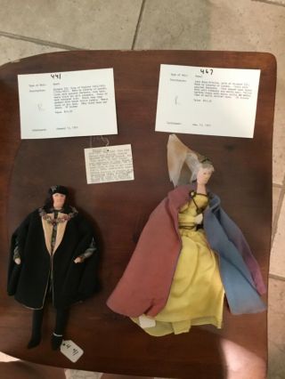 Vintage Liberty Of London Cloth Doll,  King Richard Iii And Lady Anne Of Neville.