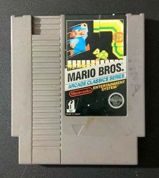 Mario Bros Arcade Classic Series (nintendo Nes) Great - Vintage 1986