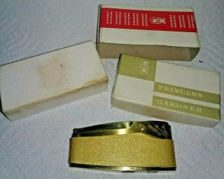 Vintage Princess Gardner Cigarette Lighter Gold Royale Cowhide & Box