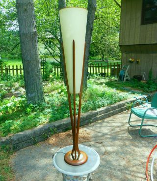 Modeline Mcm Adrian Pearsall Floor Sculptural Cone Lamp Mid Century Modern Roket