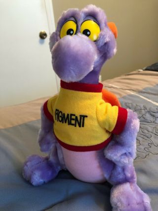 Vintage Figment Dragon Walt Disney 10 " Plush 1980s Epcot Mascot Stuffed Animal