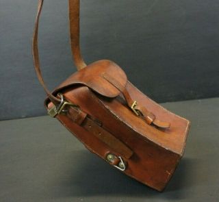 Stunning Heavy Duty English Leather Cartridge Bag