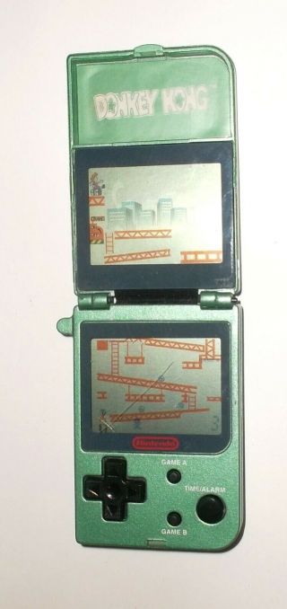 1998 Vintage Nintendo Mini Classic Donkey Kong Dual Screen Just Bottom Lcd