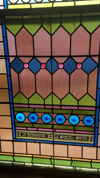 Antique Stained Glass Church Windows