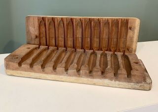 Vintage Wooden Cigar Mold Press For 10 Cigars