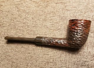 Vintage Champion Rusticated Dublin Tobacco Smoking Pipe.  Swiss,  Made.  3 Dot.