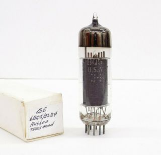 A Vintage General Electric 6bq5/el84 Vacuum Tube.  Tests Good