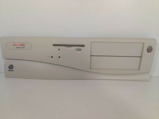 Vintage Compaq Desktop Computer Retro At Pc Case Facade Cover Front