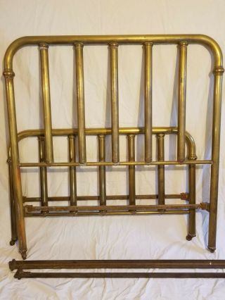 Antique Brass Bed Full C.  1900