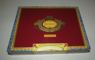 Partagas Spanish Rosado Mitico Empty Cigar Box For Crafting Storage