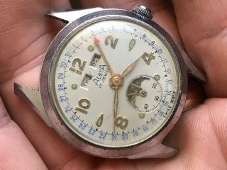 Alsta Mens Vintage Wristwatch,  17 Jewels,  Not.  For Parts?