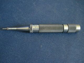 Vintage Starrett No.  18a Automatic Center Punch -