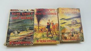 3 - Vintage 1932 Tom Swift Books
