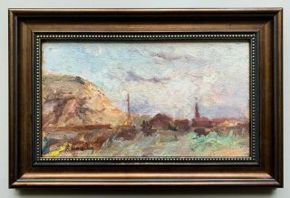 Eugene Boudin (1824–1898) Antique Impressionist Oil Painting Signed & Framed
