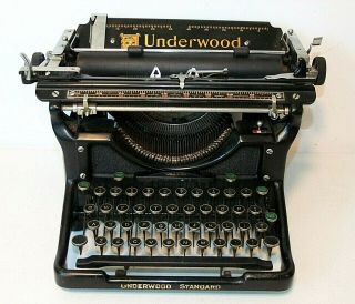 Antique 1920s Underwood Standard 11 Typewriter,  Vintage,