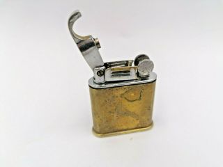 Antique Nova Lift Arm Petrol Lighter Made In France Collectible