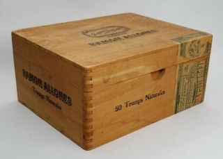 Ramon Allones Wood Cigar Box