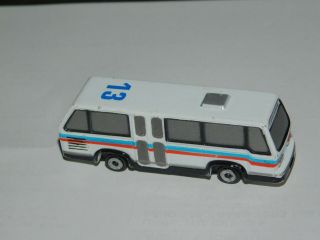 Vintage 1989 Bumpy Bus Company White Red Blue GALOOB MICRO MACHINES 2