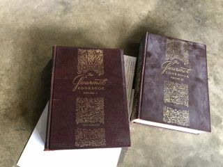 Vintage The Gourmet Cookbook Volumes 1 And 2 1960s Housewife