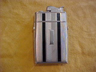 Vintage Art Deco Evans Lighter And Cigarette Case 1950 