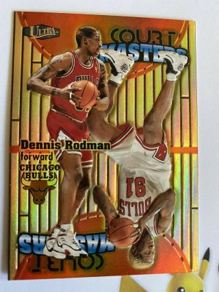 1997 - 98 Ultra Court Masters Dennis Rodman 10 Chicago Bulls