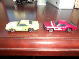 Vintage Hot Wheels Redline Sizzlers Cars (2) 1969 Trans Am & Mustang Boss