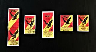 Black Hawk Brand Assortment Of Vintage Firecracker Pack Labels - Now 40 Off