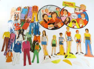 Vintage The Partridge Family Paper Doll Set 5137