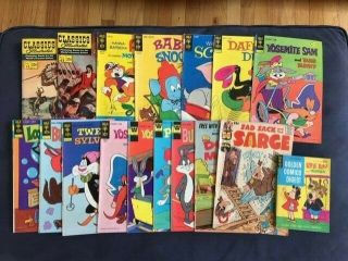 17 Vintage Comic Books Looney Tunes,  Classics Illustrated 1960/70 