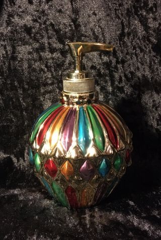 Vintage Collectible 1998 Holiday Allure Soap Pump Dispenser